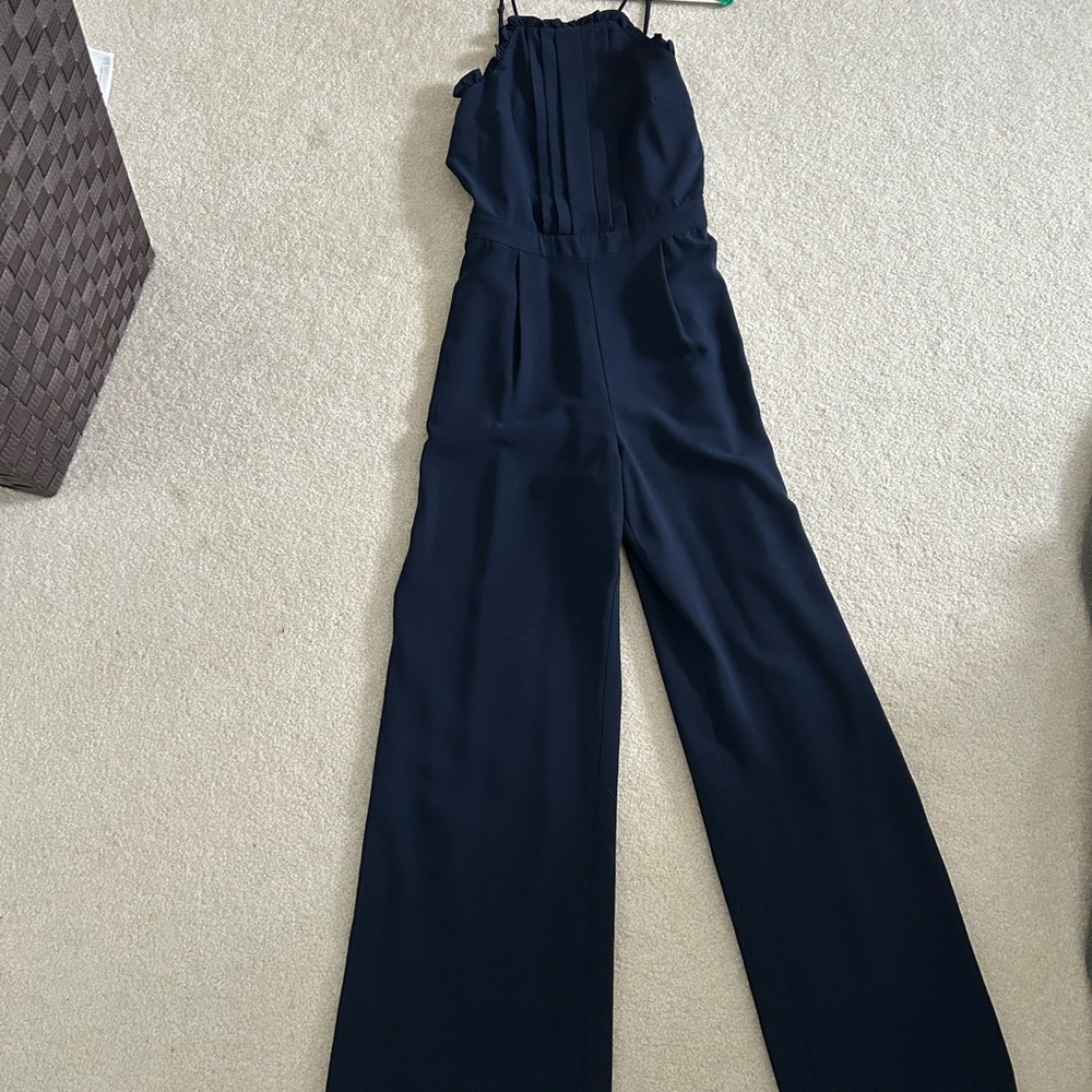 Nordstrom Adalyn Rae Navy Blue Jumpsuit